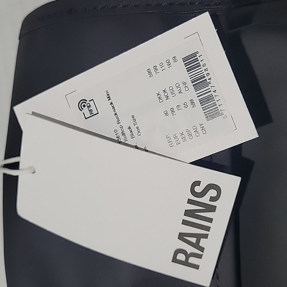 RAINS - Rolltop Rucksack Mini NWT - Picture 7 of 8